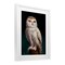 Stupell Industries Snowy Owl King Framed Print Under Glass, design by Lucia Heffernan